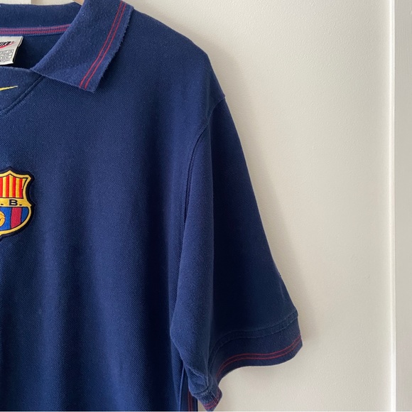 Vintage 90’s Nike Barcelona Centre logo top white tag - Size M - Picture 8 of 14
